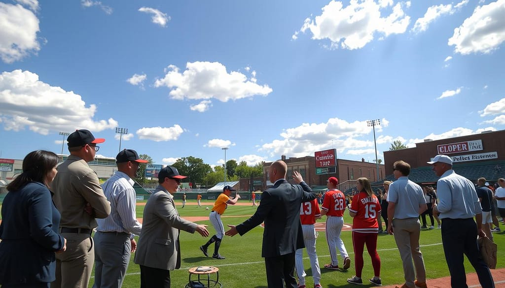 local business partnerships college baseball
