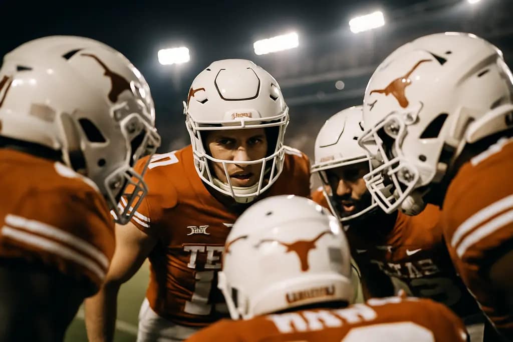 Texas athletes celebrating a season of Longhorns Top-Five Finishes across multiple sports