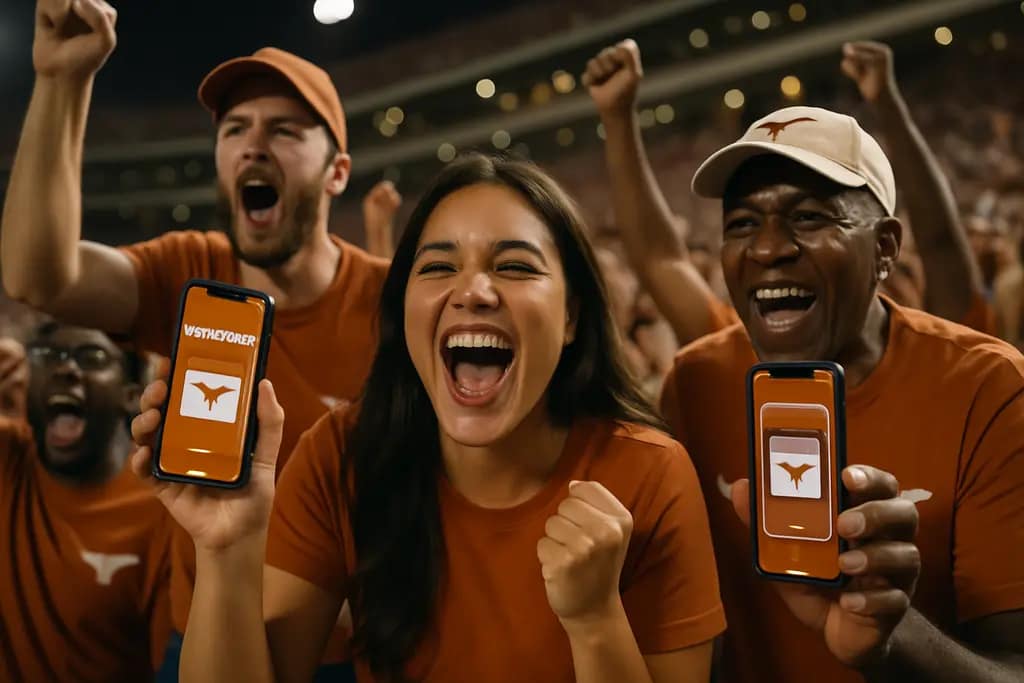 Texas rewards platform connects Longhorn fans with shopping benefits on a phone