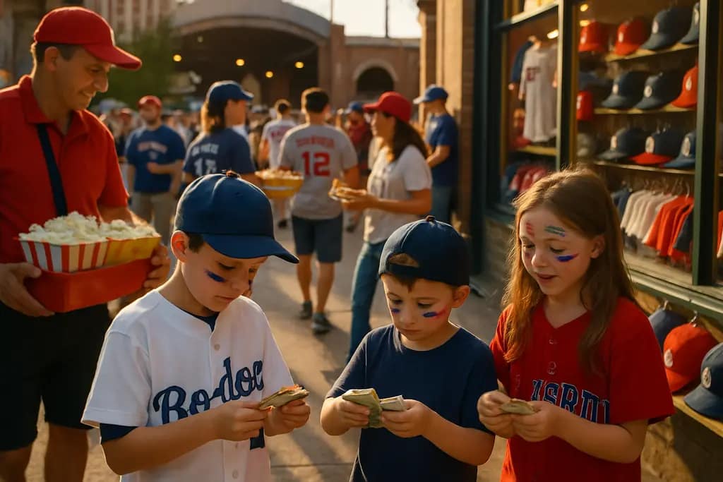 Texas Baseball Support through youth players warming up near a local tournament complex