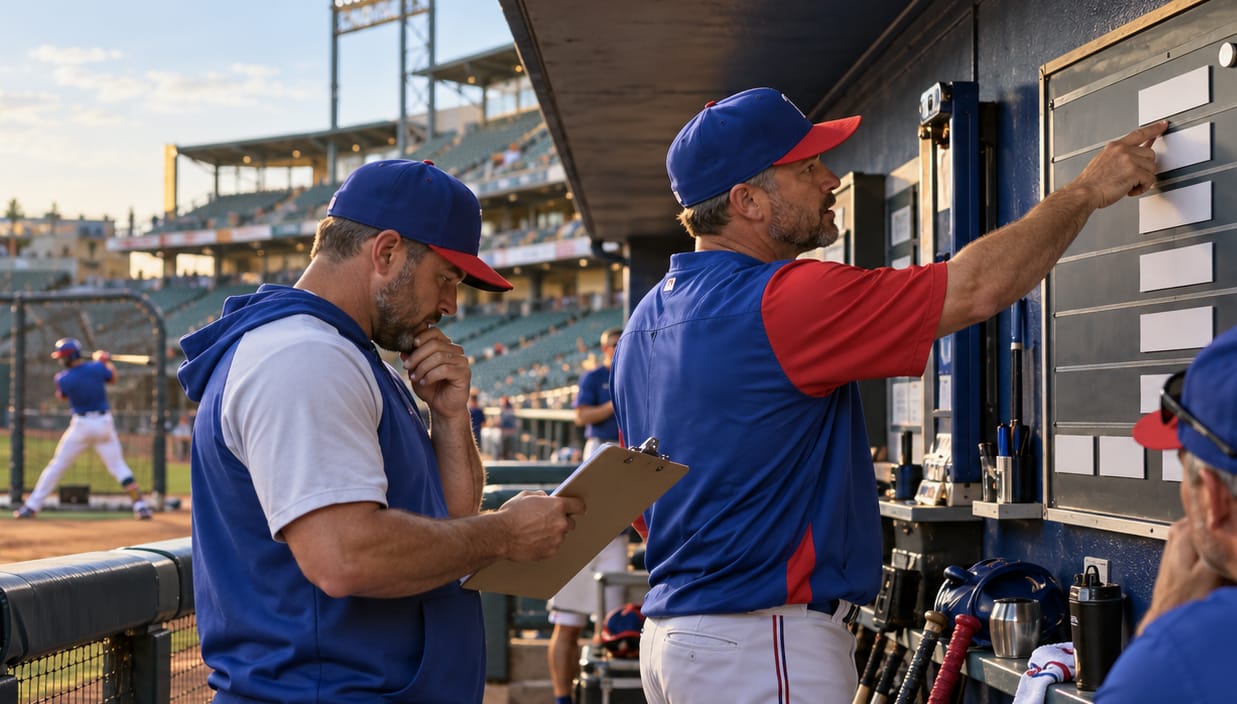 Personalized Batting Orders Shape Rangers Plan