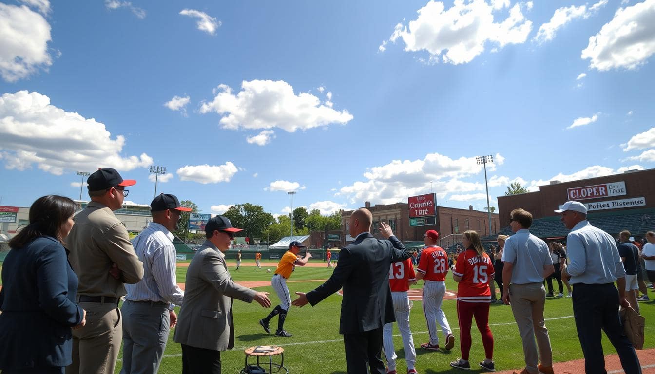 local business partnerships college baseball